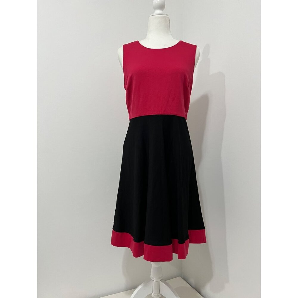 Office OOTD Dress, pink and black​